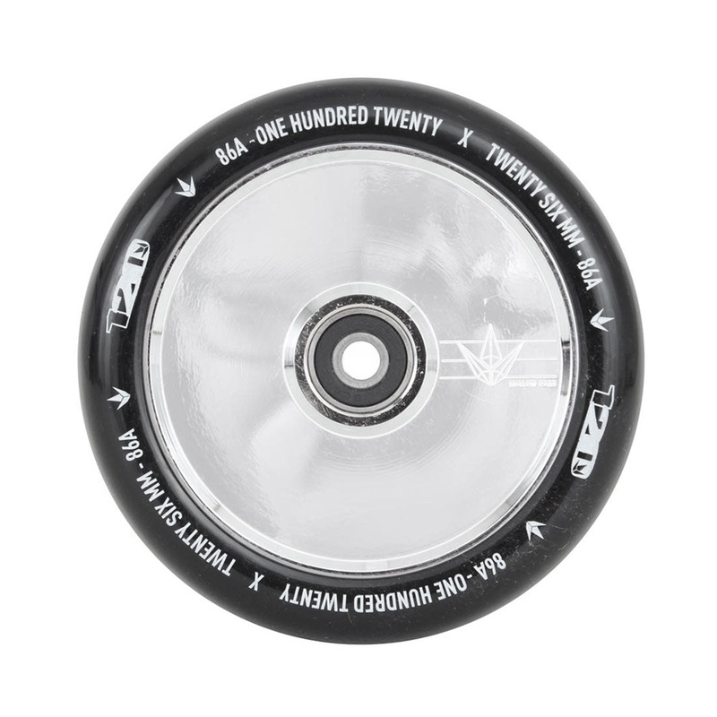 Envy Hollow Core 120mm Wheel - Black/Polished