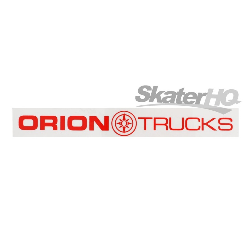 Orion Trucks CE Logo Sticker - Red
