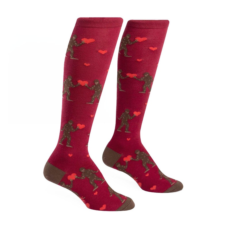Sock It To Me - Knee High - Sasquatch Valentine