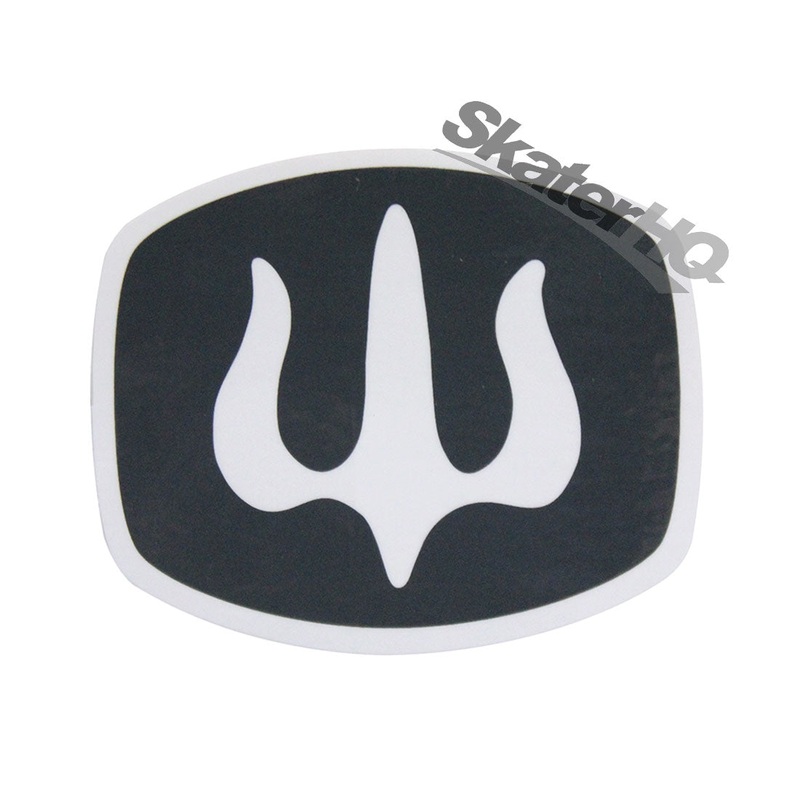 Carver Badge Logo Sticker - Grey