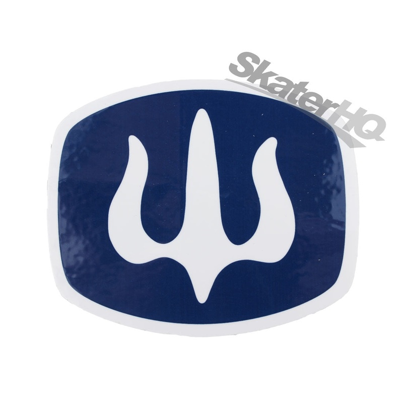Carver Badge Logo Sticker - Navy