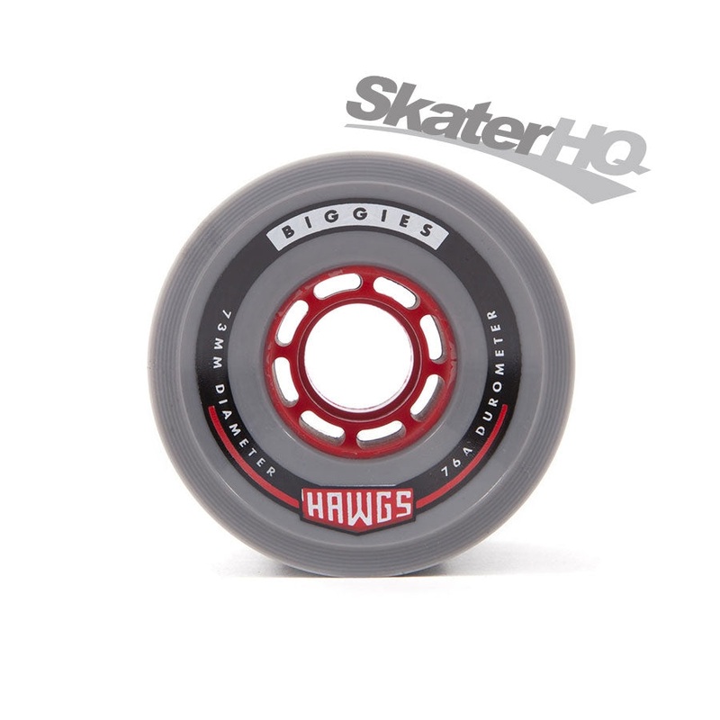 Hawgs Biggies 73mm/76A Wheels - Grey