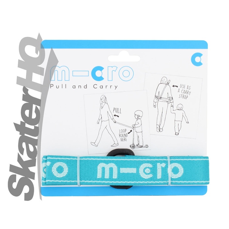 Micro Pull & Carry Strap - Aqua