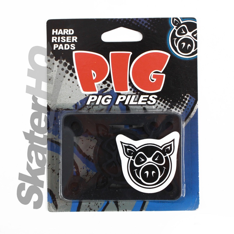 PIG Risers 1/8 Hard - Black