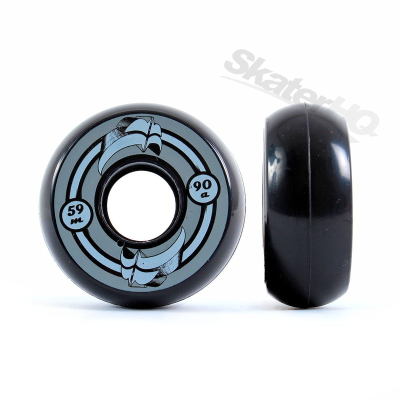 Razors 3D Wheels 59mm/90A 4pk Black