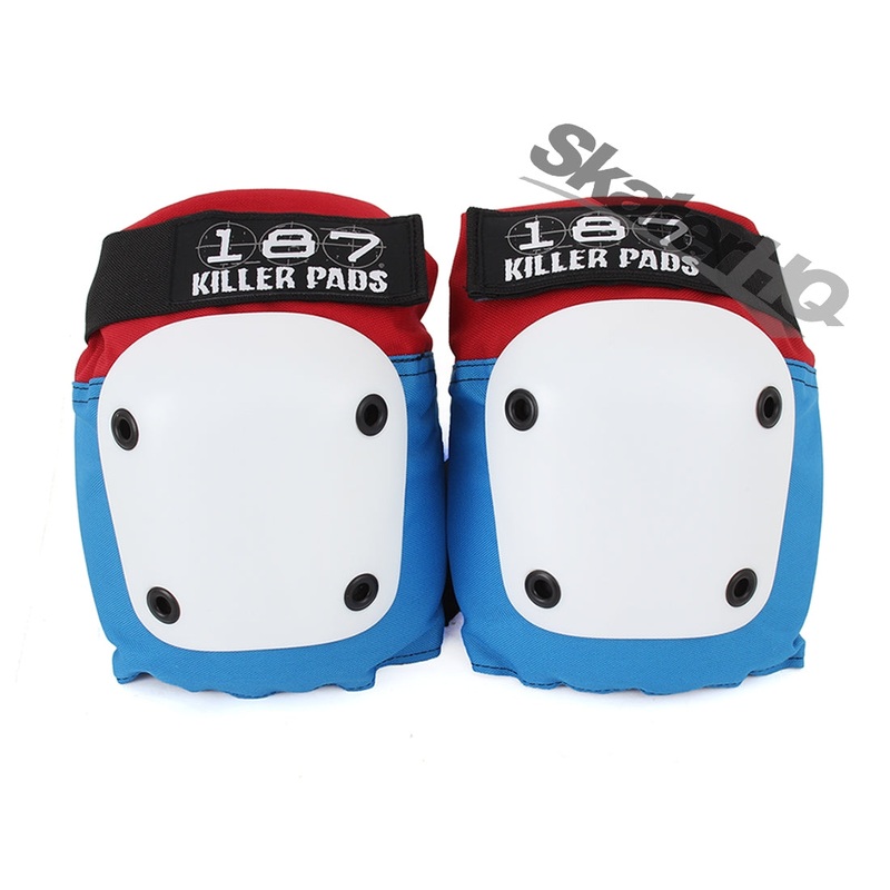 187 Fly Knee Pads - Red/White/Blue