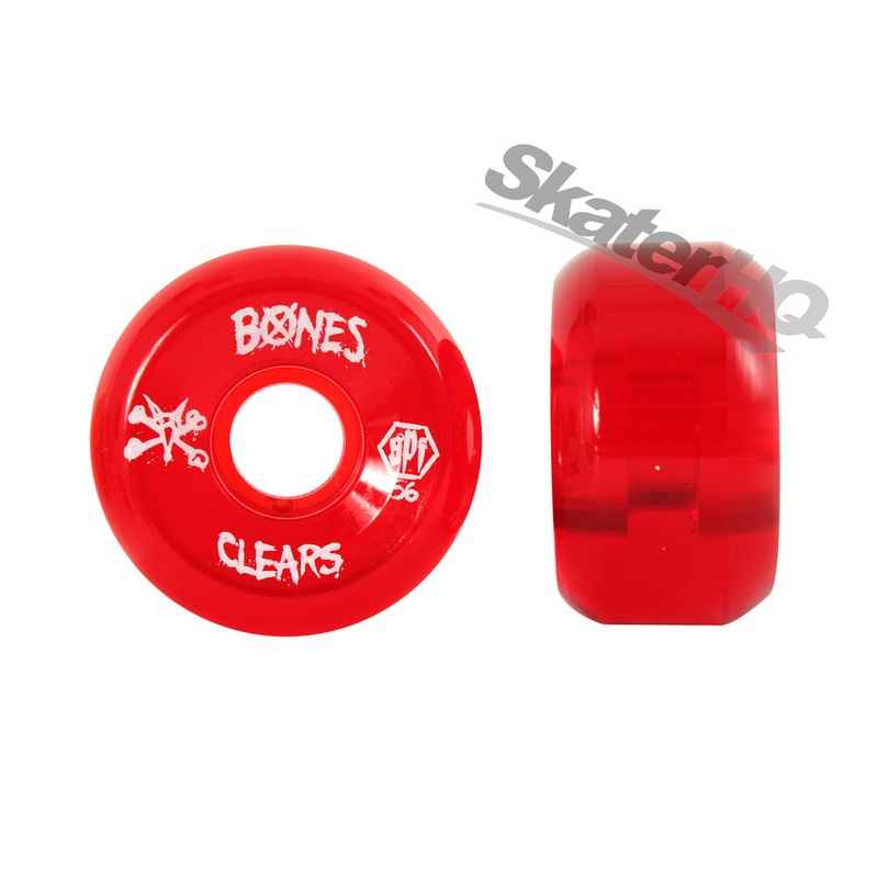 Bones SPF V5 Clears 56mm - Red