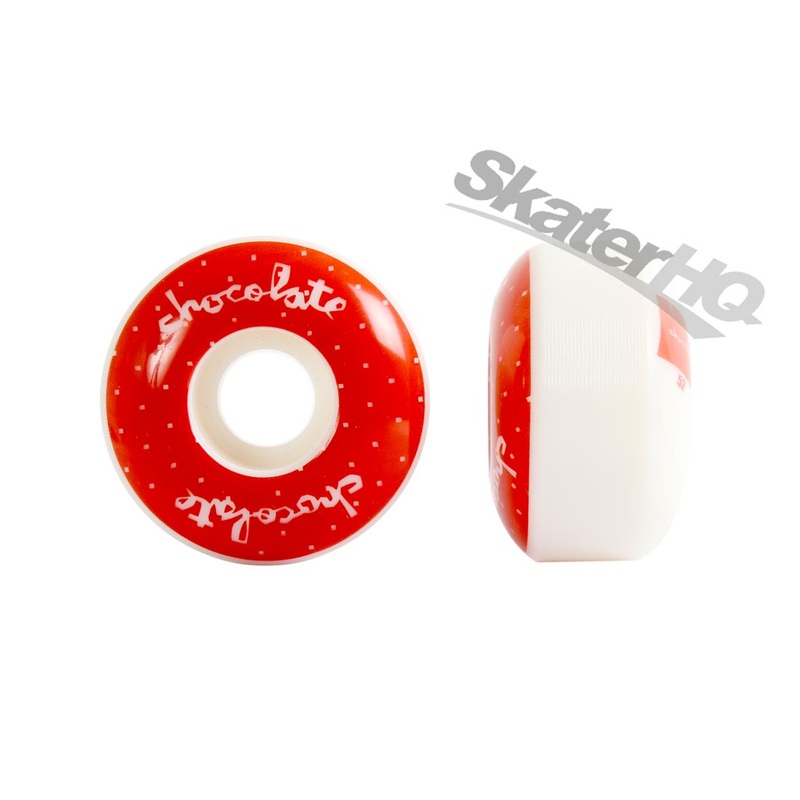 Chocolate Floater Wheel 52mm White/Red