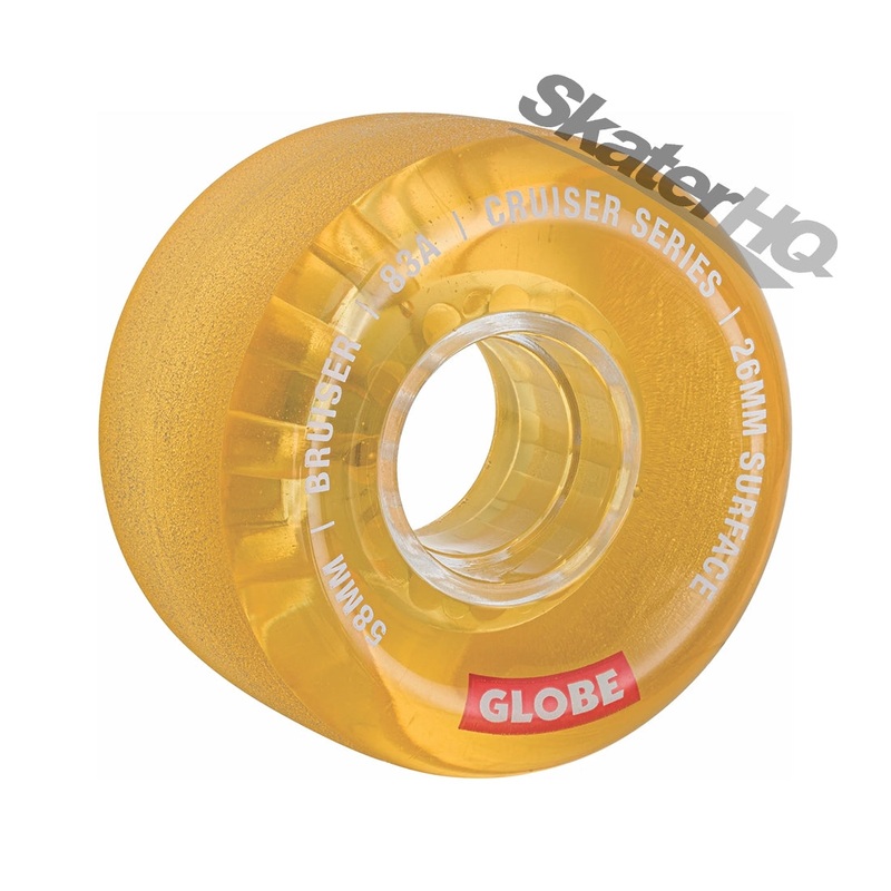 Globe Bruiser 58mm/83a 4pk - Clear Honey