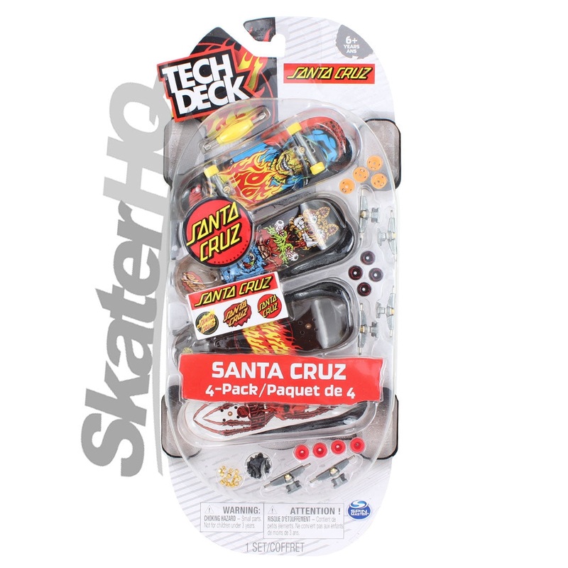 Tech Deck 4pk - Santa Cruz