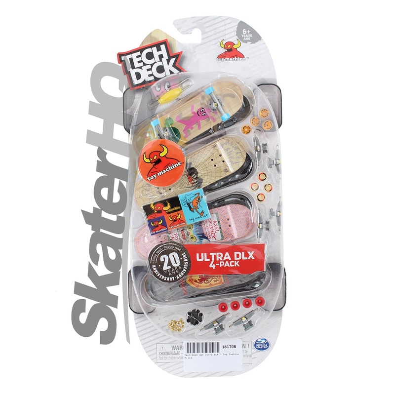 Tech Deck 4pk Ultra DLX - Toy Machine