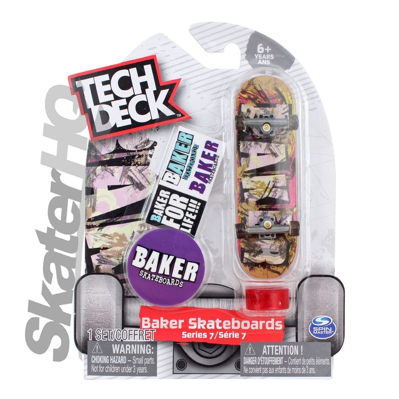 Tech Deck Series 7 - Baker - Pink Graffiti