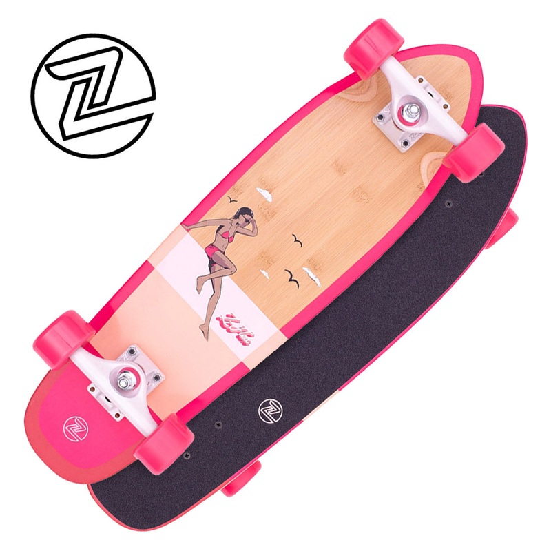 Z-Flex Bamboo 27 Cruiser Complete - Pink Chick