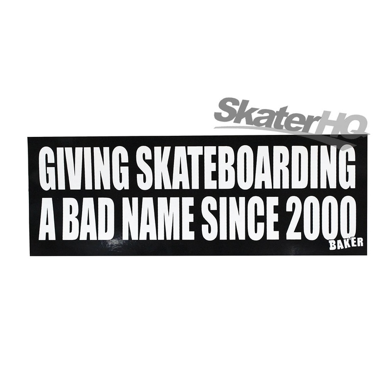 Baker Bad Name Bumper Sticker