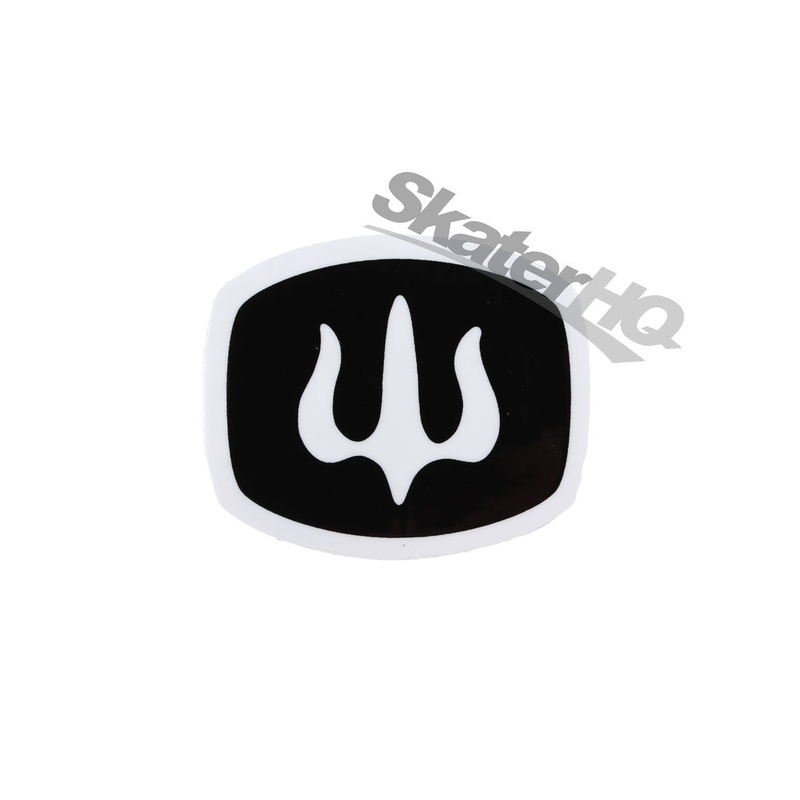 Carver Badge Logo Mini Sticker - Black
