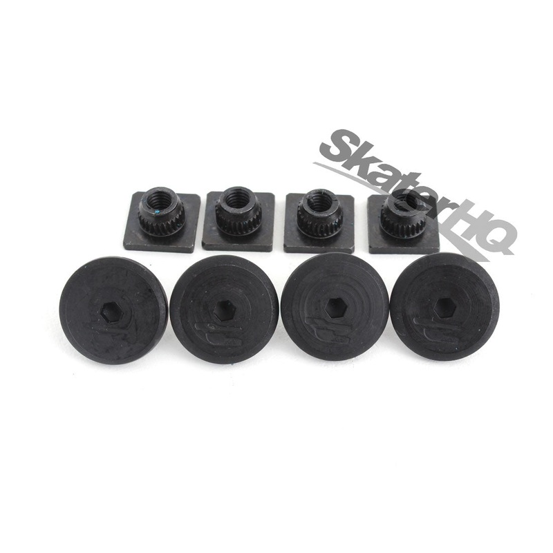 Razors Cuff Screw Kit - Round Black
