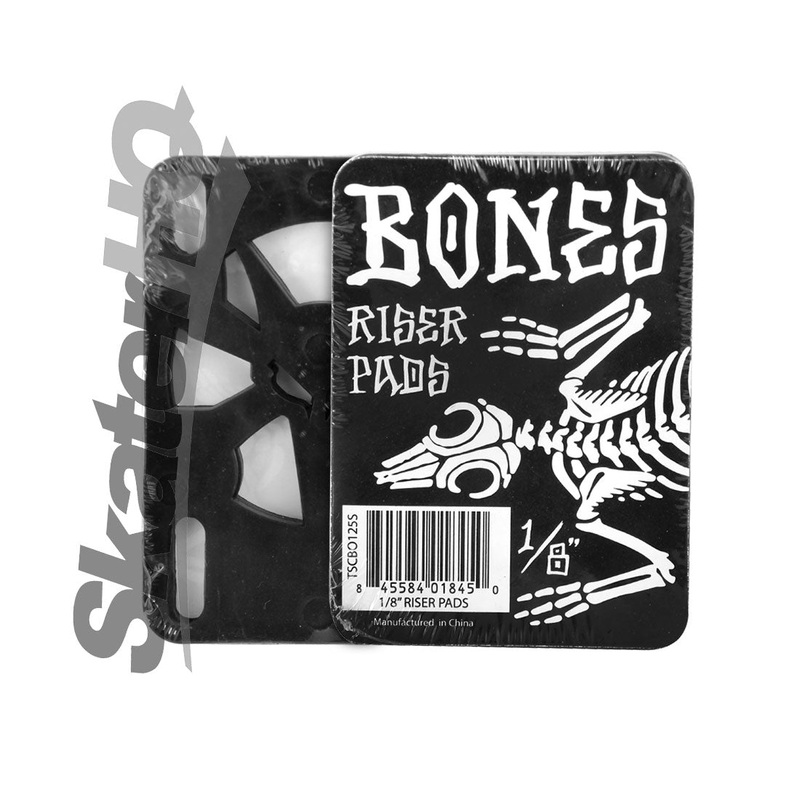 Bones 1/8 Inch Hard Risers - Black
