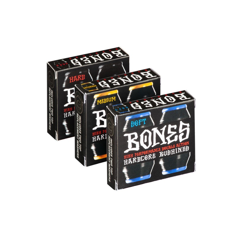 Bones Hardcore Conical Bushings 4pk - Black