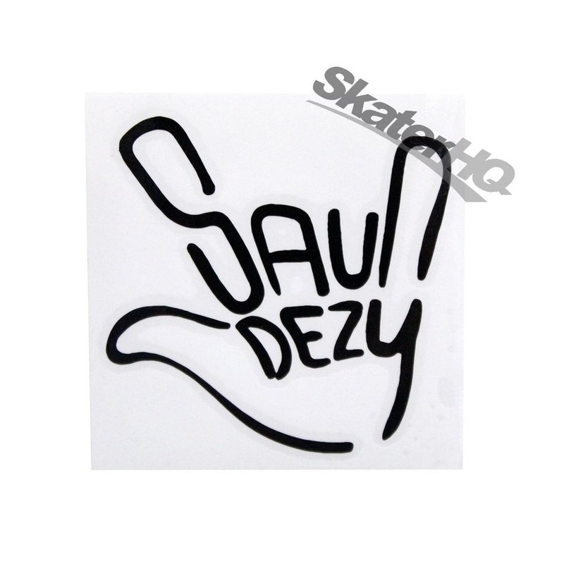 Saundezy Hand Sticker - Black/Clear