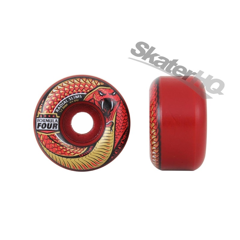Spitfire Formula Four 99A Radial Slims Red Death 52mm