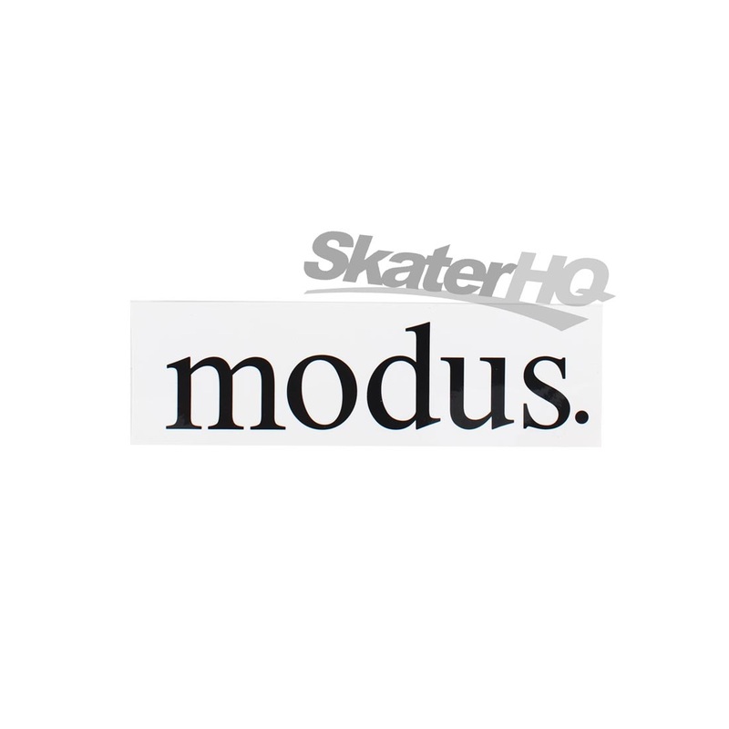 Modus Logo Ramp Sticker S - White