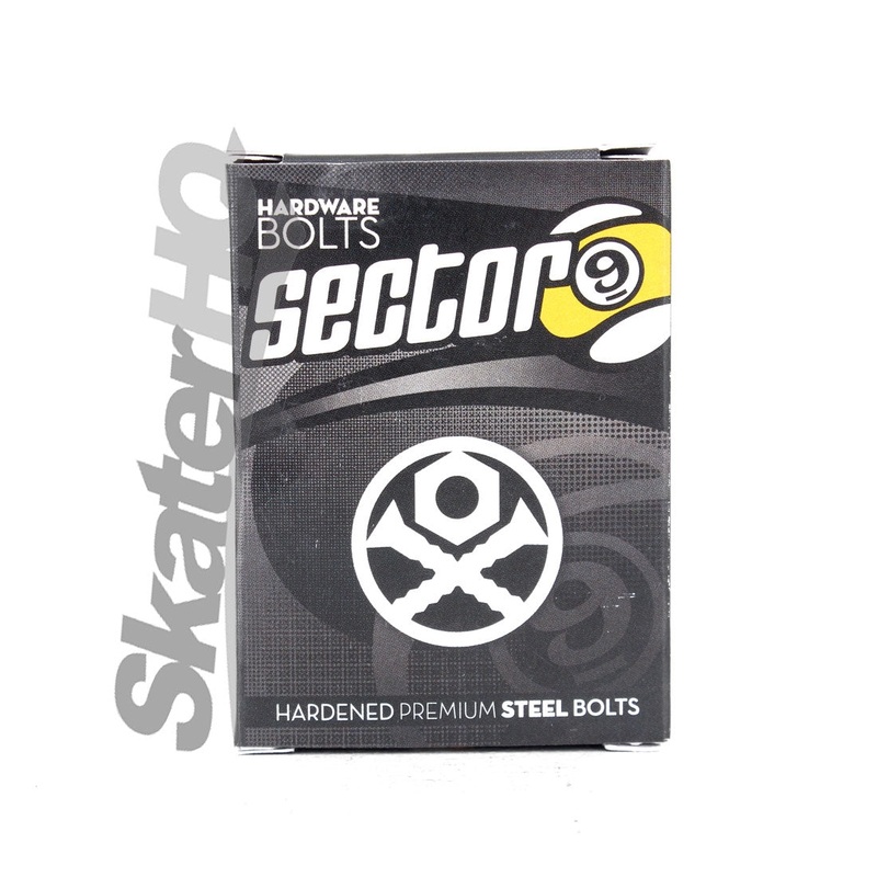 Sector 9 Steel Bolts 1.25inch Phillips 8pk - Black