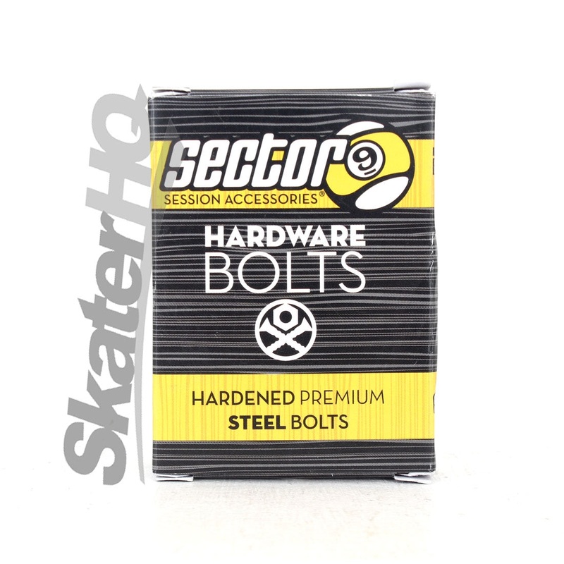Sector 9 Steel Bolts 1.5inch Phillips 8pk - Black