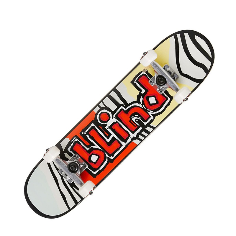 Blind OG Tiger Stripe 7.0 FP Youth Complete - Red/Orange