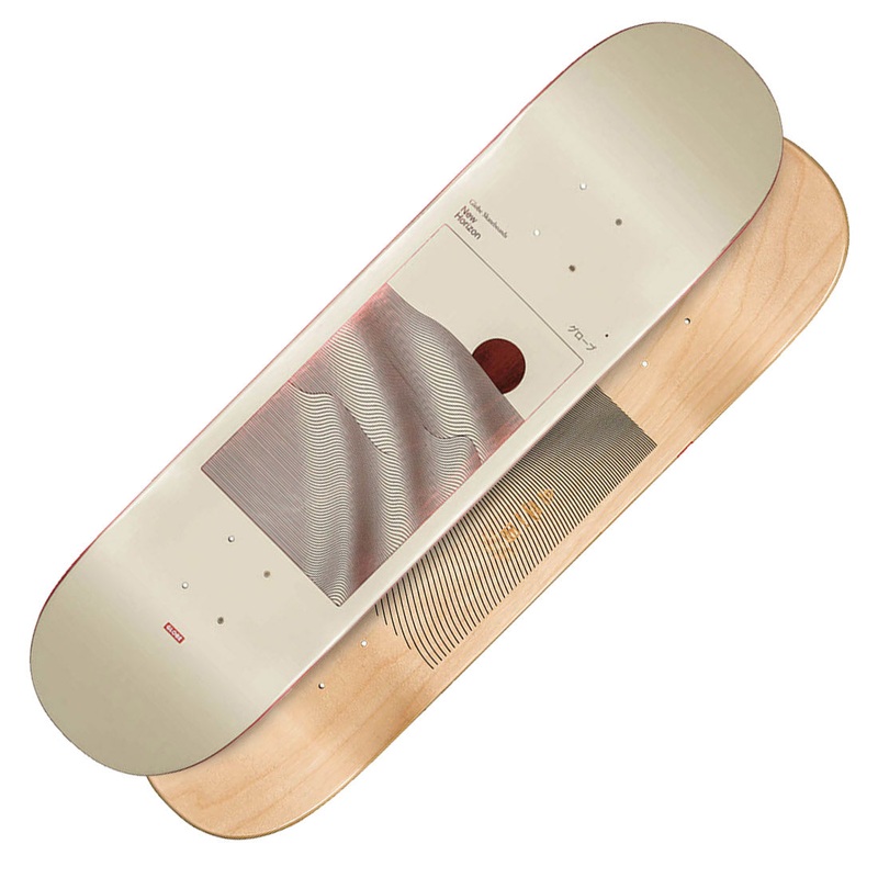 Globe G2 Parallel 8.0 Deck - Off-White Foil/Horizon