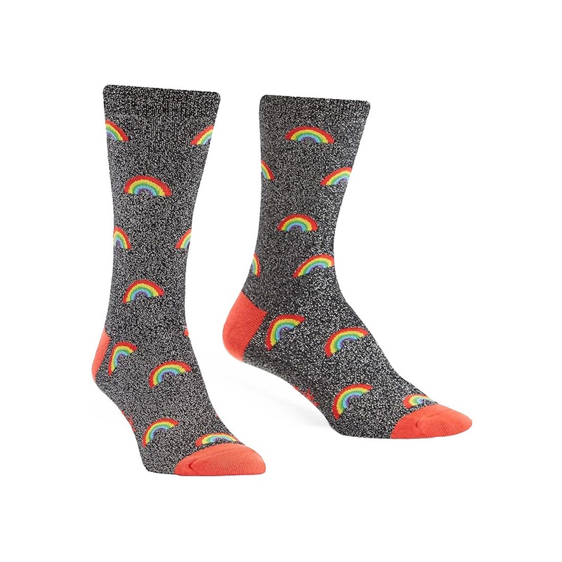 Sock It To Me - Adult Crew - Glitter Over The Rainbow