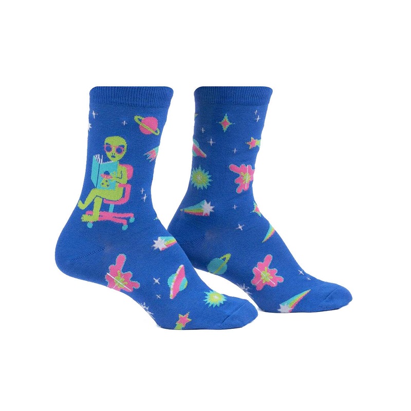 Sock It To Me - Adult Crew - InterGalactic Reading List