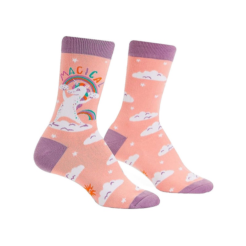 Sock It To Me - Adult Crew - Magical Unicorn