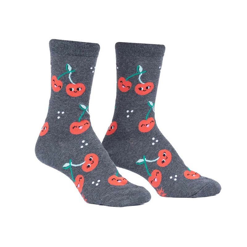Sock It To Me - Adult Crew - Mon Cherry