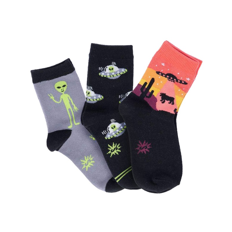 Sock It To Me - Kids Crew 3pk - Area 51