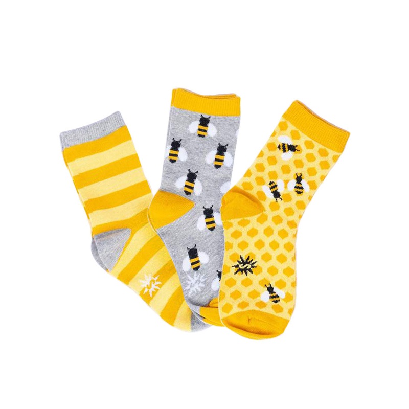 Sock It To Me - Kids Crew 3pk - Bee's Knees