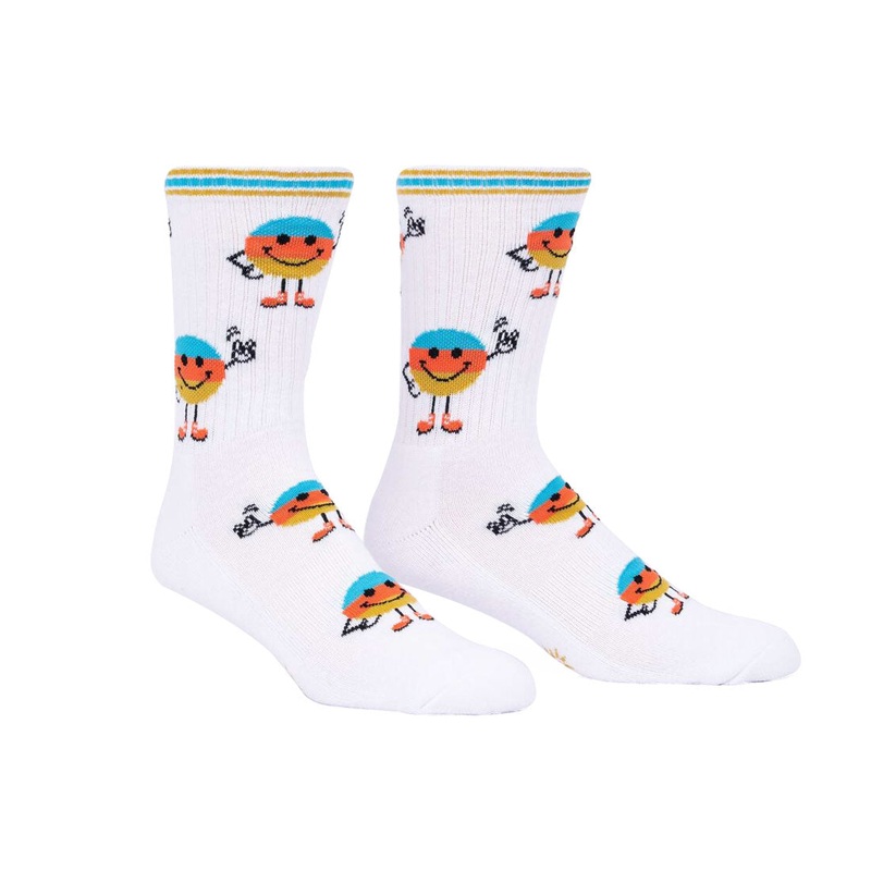 Sock It To Me - Ribbed Crew - This Is My Happy Face