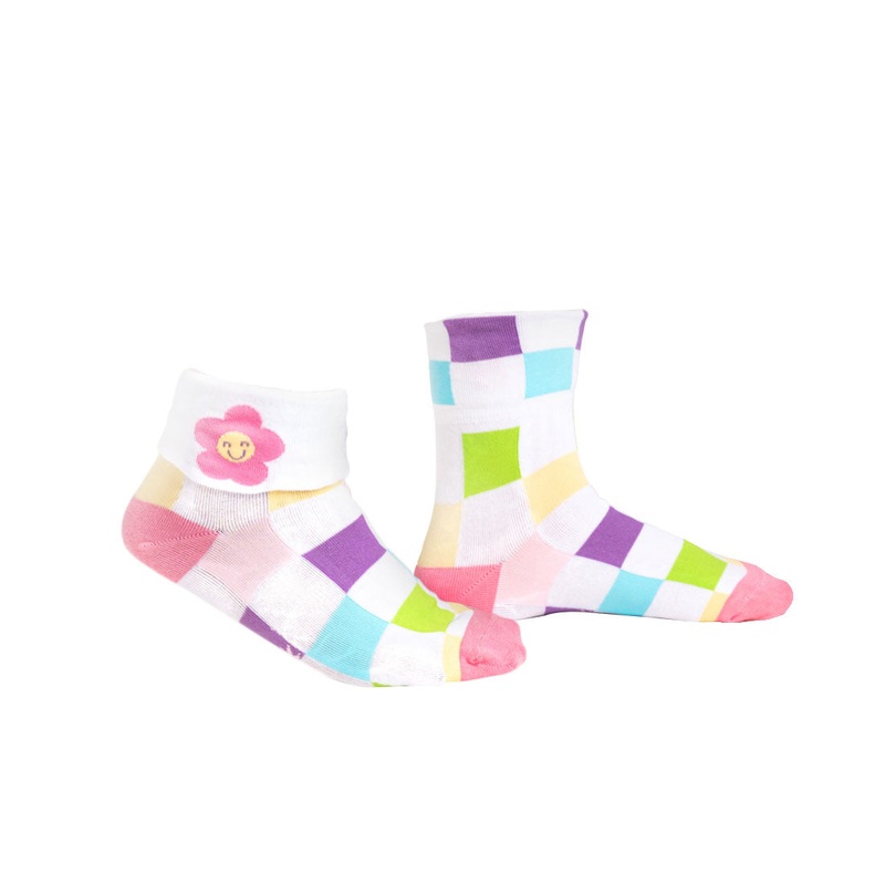 Sock It To Me - Turn Cuff Crew - Check You Out