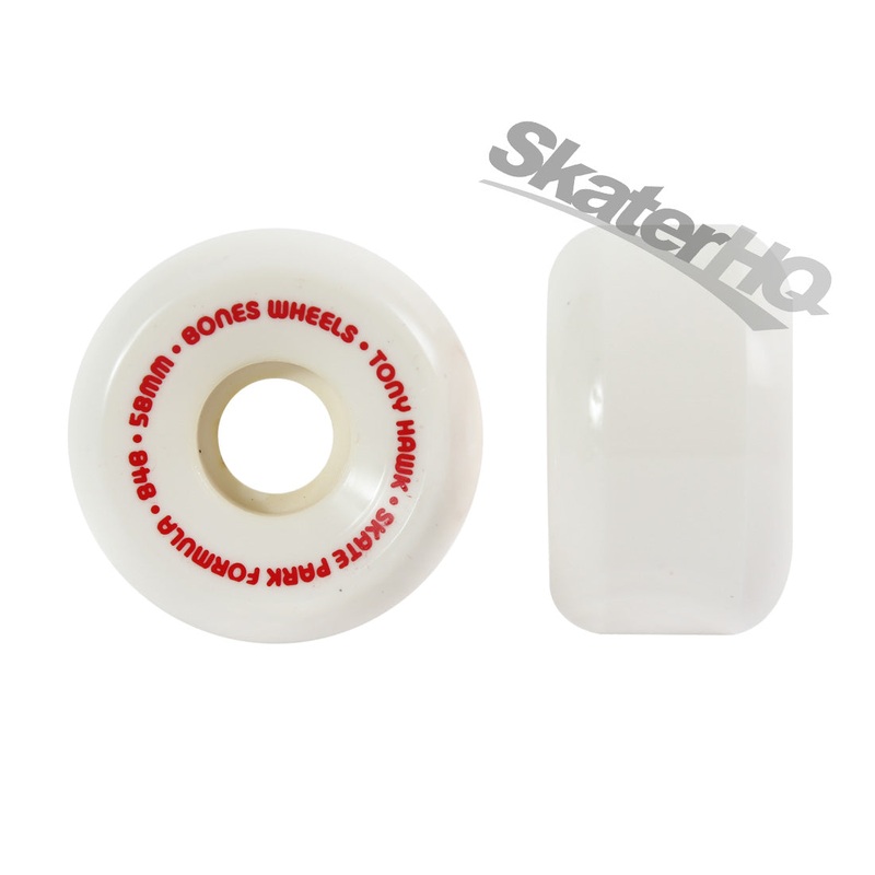 Bones Hawk SPF Mini Cube 58mm - White