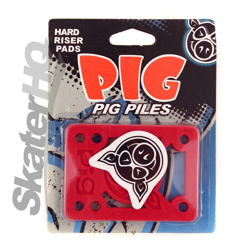 PIG Risers 1/8 Hard - Red