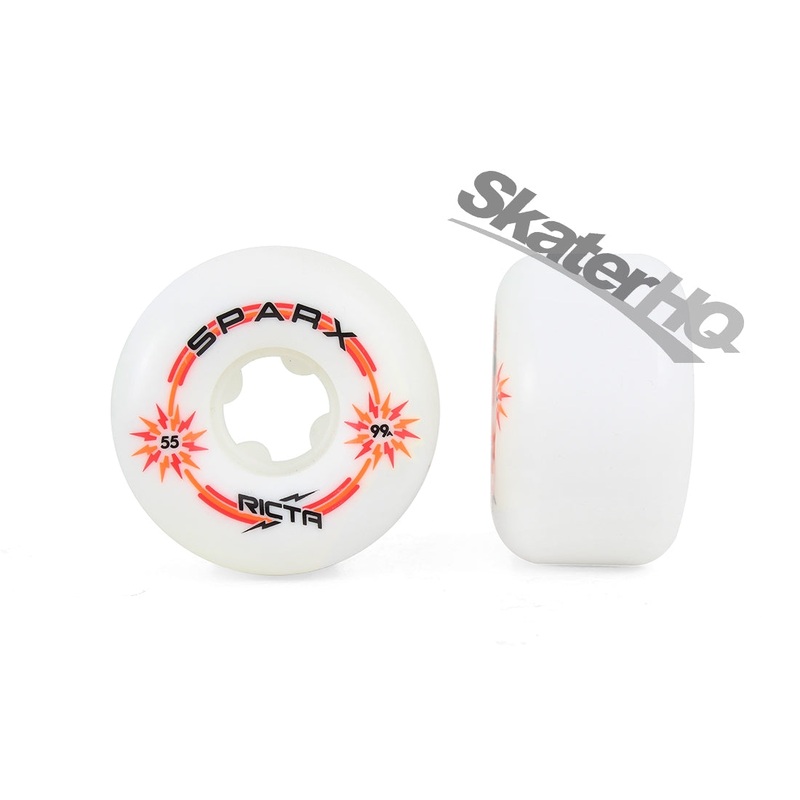 Ricta Sparx 55mm/99a 4pk - White/Red