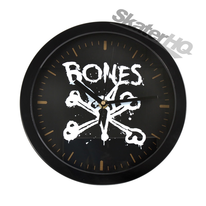 Bones Wall Clock - Black