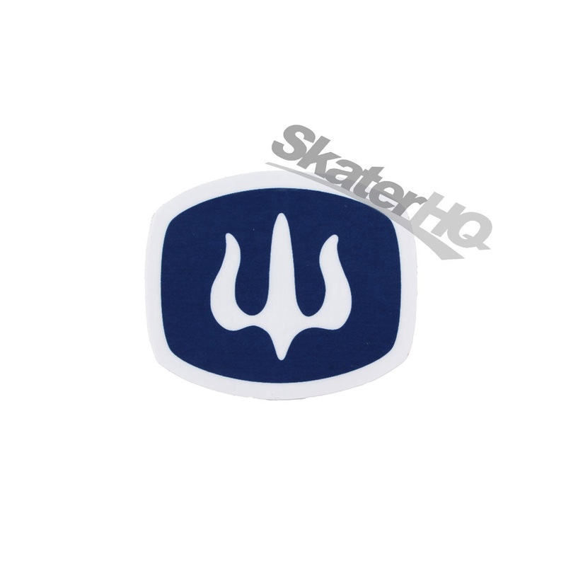 Carver Badge Logo Mini Sticker - Navy