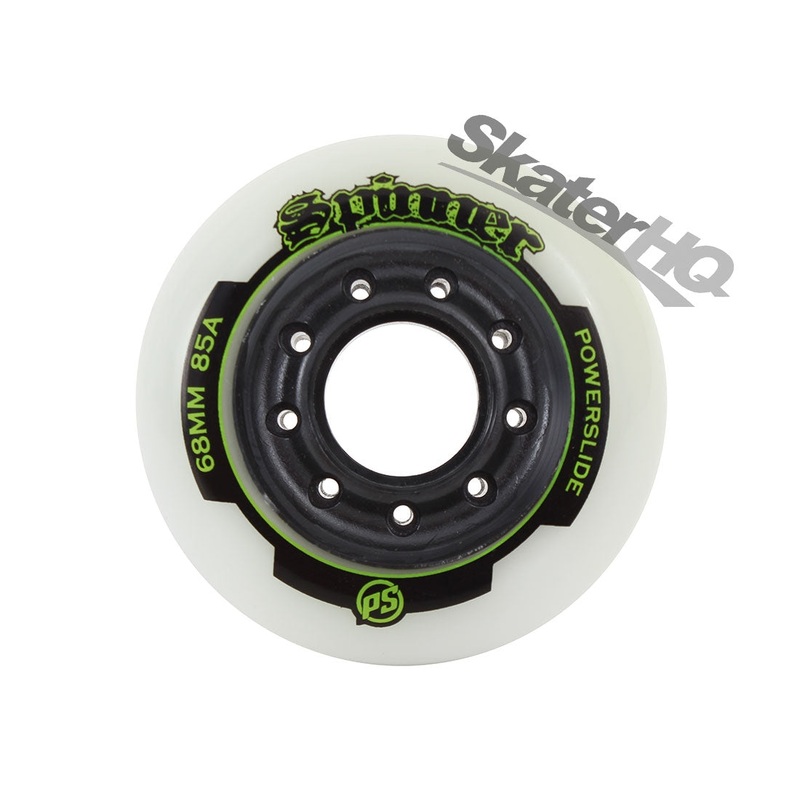 Powerslide Spinner 68mm/85a 4pk - White