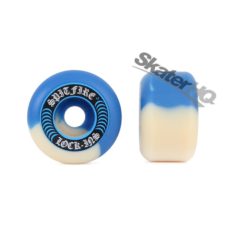 Spitfire Formula Four 99A Swirl Blue Lock-Ins 52mm
