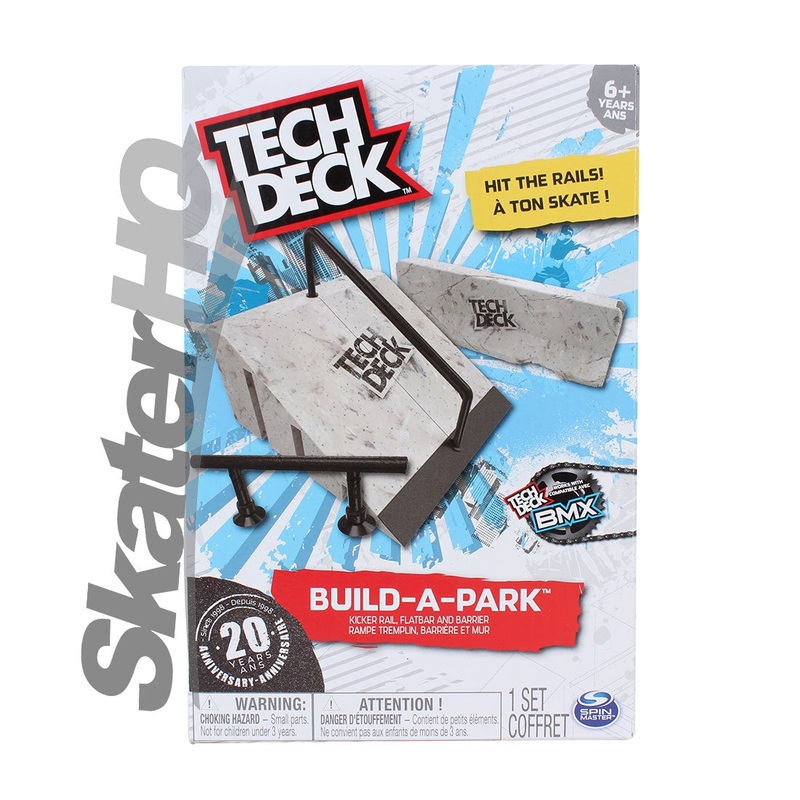 Tech Deck Ramp - Kickrail Flatbar Barrier Set