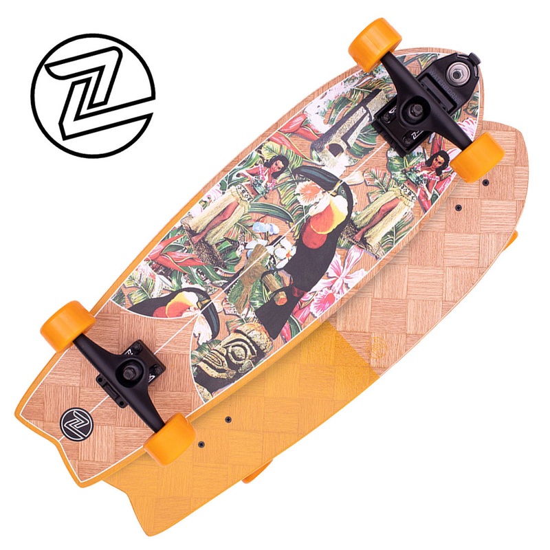 Z-Flex Banana Train 31 Surfskate Fish Complete