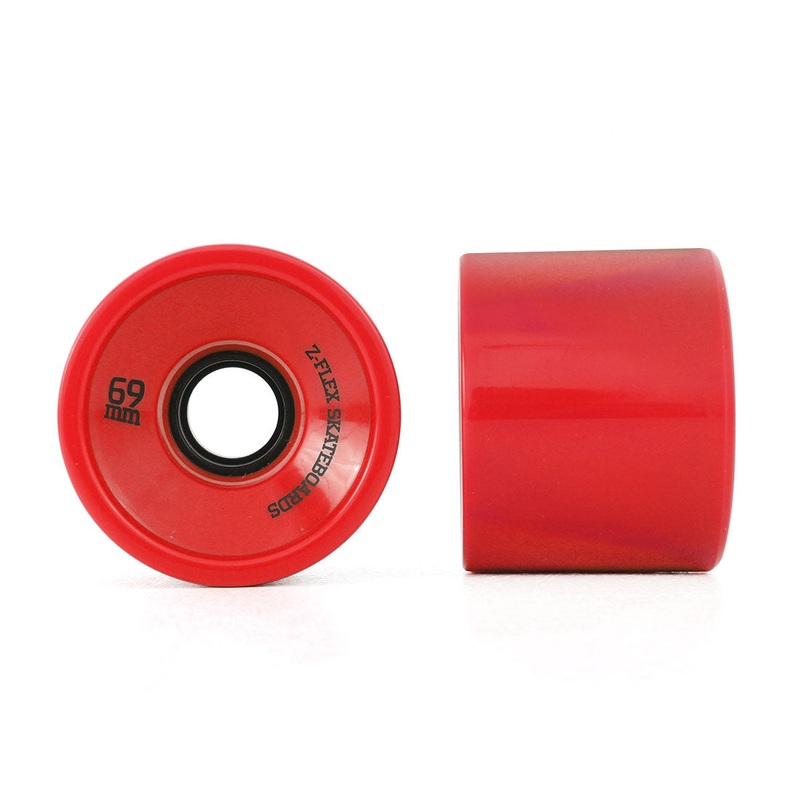 Z-Flex Longboard V2 69mm 4pk - Red