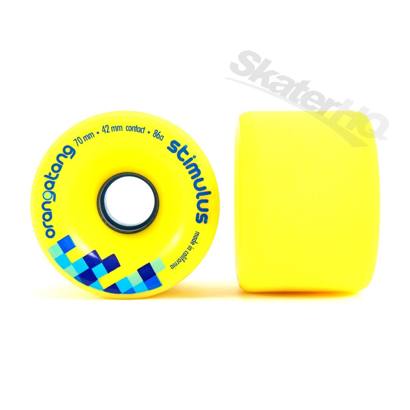 Orangatang Stimulus Yellow 70mm/86a x4
