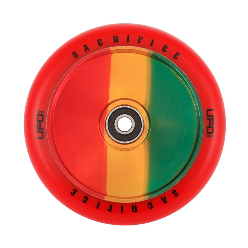 Sacrifice UFO 120mm Wheel - Red/Jamaica