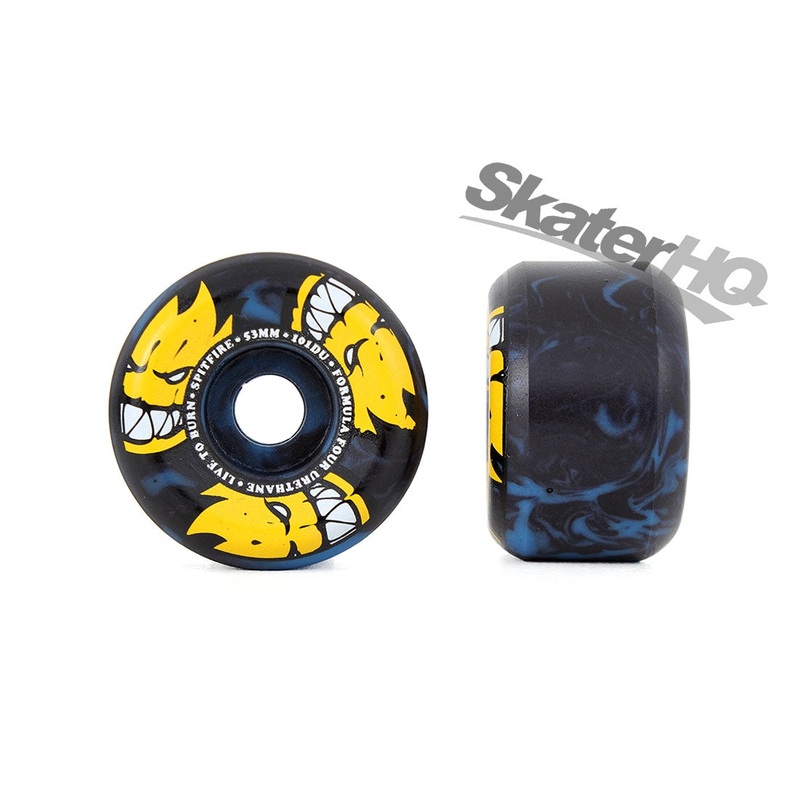 Spitfire Form Four 53mm 101a AB Conical Full - Blue/Black